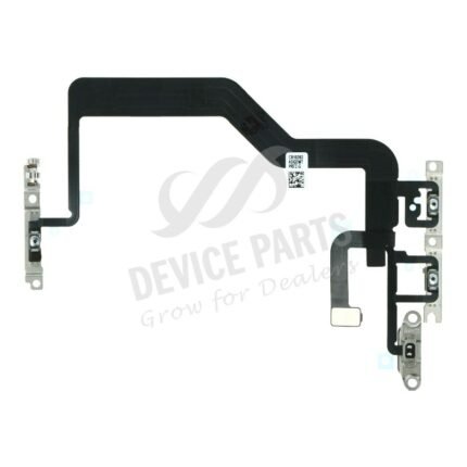 Power&Volume Button Flex Cable with Metal Bracket for iPhone 12/12 Pro Ori
