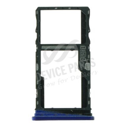 SIM Card Tray for Motorola Moto G9 Play Dual Card Version Blue Ori