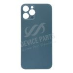 Battery Door with Adhesive for iPhone 12 Pro Max Large Hole Blue OEM