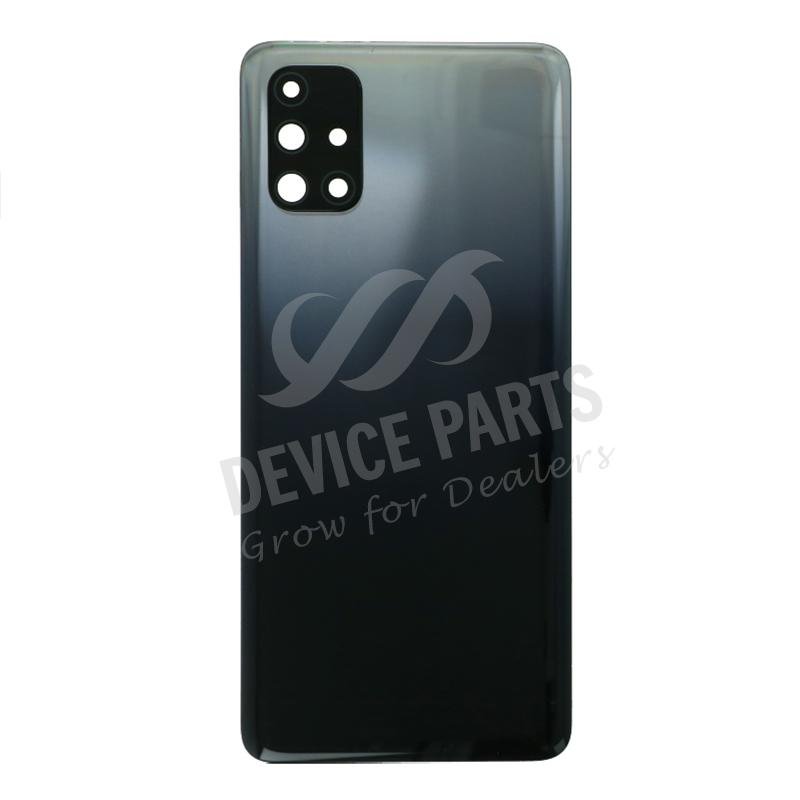 as067629_2104283047_1.jpg Battery Door + Back Camera Lens and Bezel for Samsung Galaxy M31s Black Ori - Image 1
