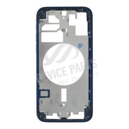 Middle Frame with Side Buttons + SIM Card Tray for iPhone 12 USA Version Blue OEM