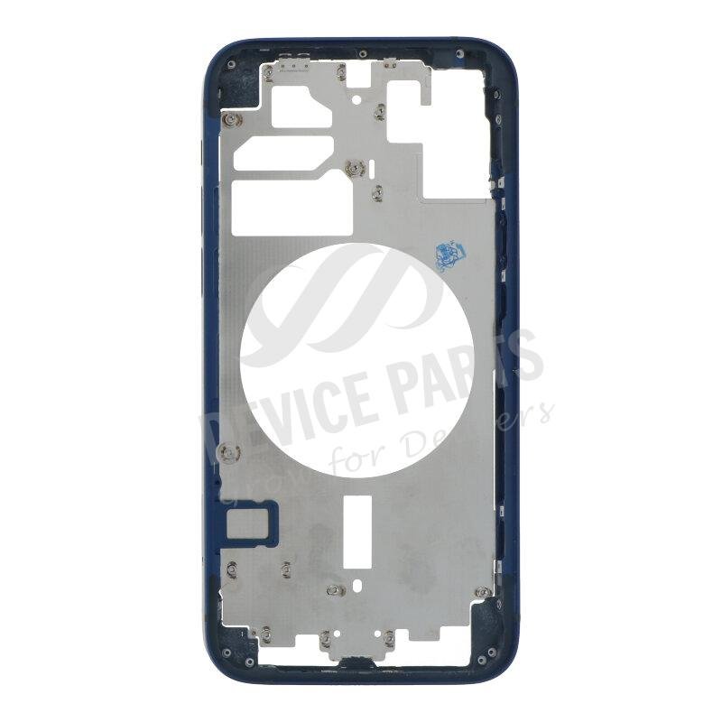 as067791_2105144629_1.jpg Middle Frame with Side Buttons + SIM Card Tray for iPhone 12 USA Version Blue OEM - Image 1