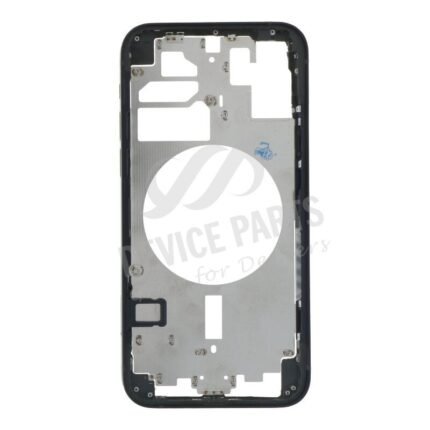 Middle Frame with Side Buttons + SIM Card Tray for iPhone 12 USA Version Black OEM