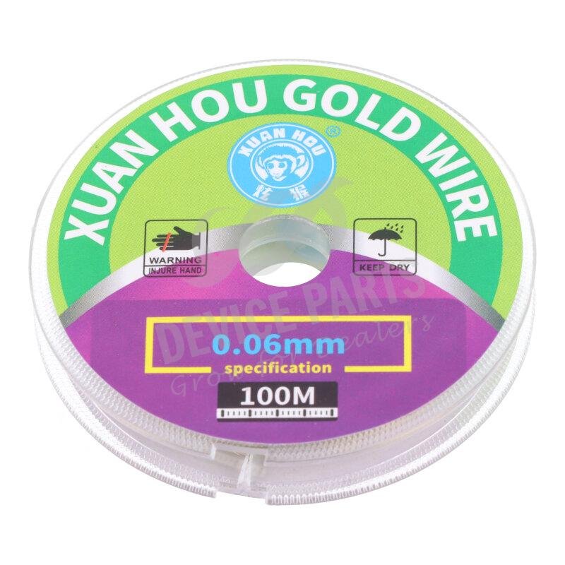 as068129_2104281651_1.jpg XUANHOU 0.06mm*100m Zolola Gold Wire Cutting Line - Image 1