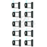 Battery Door Microphone Anti-dust Mesh with Frame for iPhone XR White Ori 10pcs in one set