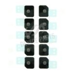 Battery Door Microphone Anti-dust Mesh with Frame for iPhone 11 Pro/11 Pro Max White Ori 10pcs in one set