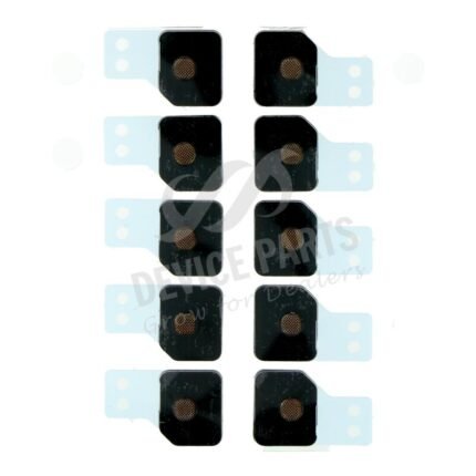 Battery Door Microphone Anti-dust Mesh with Frame for iPhone 11 Pro/11 Pro Max Gold Ori 10pcs in one set
