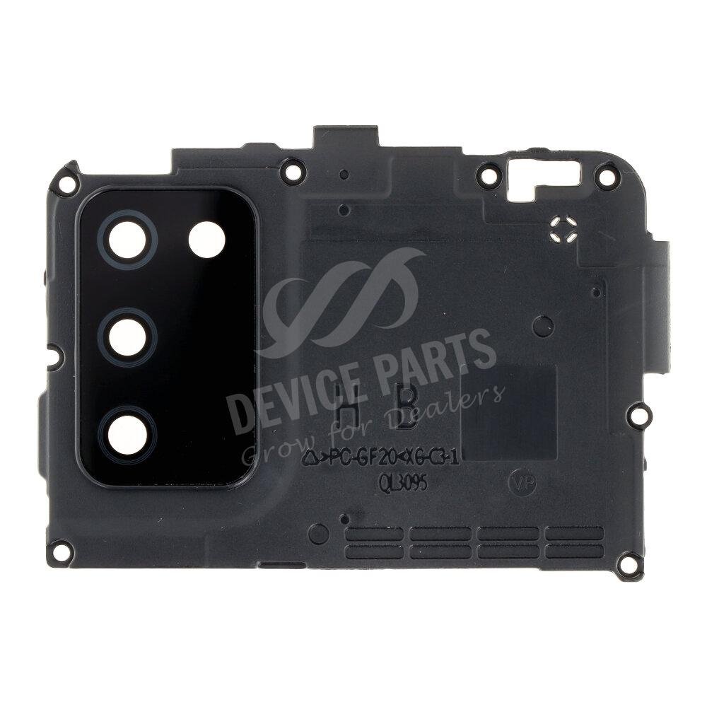as069292_2204126209_1.jpg Motherboard Retaining Bracket with Back Camera Bezel for Samsung Galaxy A02s Black Ori - Image 1