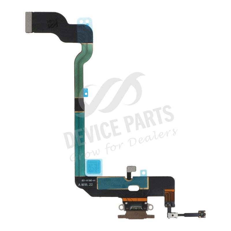 as069660_2104246828_1.jpg Charging Port Flex Cable for iPhone XS Gold without Logo OEM - Image 1