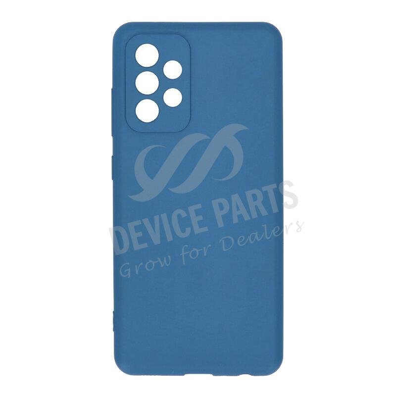 as069742a_2104266827_1.jpg Rubberized Soft TPU Case for Samsung Galaxy A52 5G Blue - Image 1