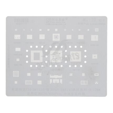 Amaoe MI:10 Rework Repair BGA Reballing Stencil for Xiaomi 9/Redmi K20/K20 Pro