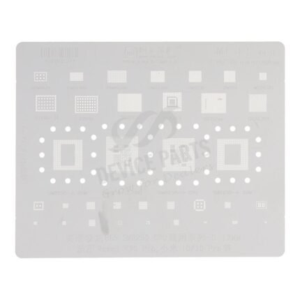 Amaoe MI:12 CPU Rework Repair BGA Reballing Stencil for Xiaomi 10/10 Pro/Redmi K30 Pro