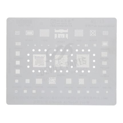 Amaoe MI:13 CPU Rework Repair BGA Reballing Stencil for Redmi 9/Note 9/Note 9 Pro