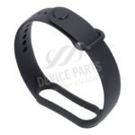 Silicone Strap Band for Xiaomi Mi Smart Band 5/6/7 Black - Image 2