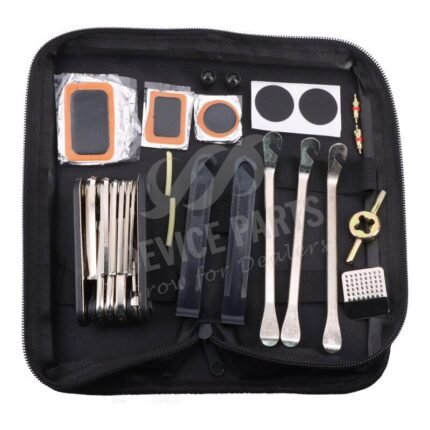 Multi-function Repair Tool Kit with Pump Tire Patch Portable for Bicycle