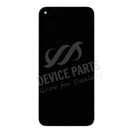 Screen Replacement With Frame for Nokia 5.4 Black Ori(Third Party Glued)