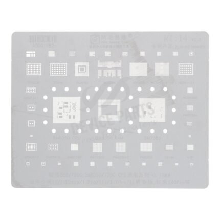 Amaoe Mi:14 0.12MM CPU Rework Repair BGA Reballing Stencil for Xiaomi Mi 11/11 Ultra/11 Pro/11i/11X Pro/Redmi K40 Pro