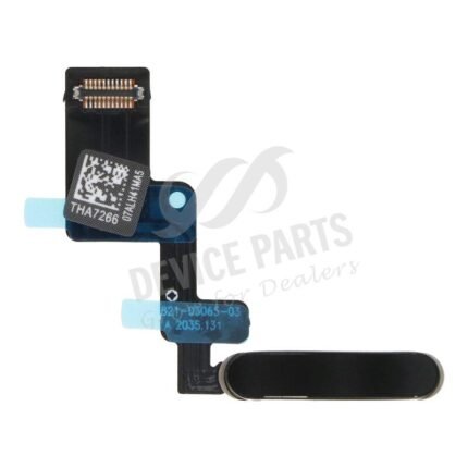 Power Button&Fingerprint Sensor Flex Cable for iPad Air 2020/Air 4 No Supporting Fingerprint Black HQ