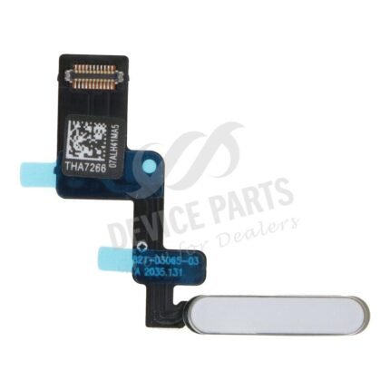 Power Button&Fingerprint Sensor Flex Cable for iPad Air 2020/Air 4 No Supporting Fingerprint White HQ