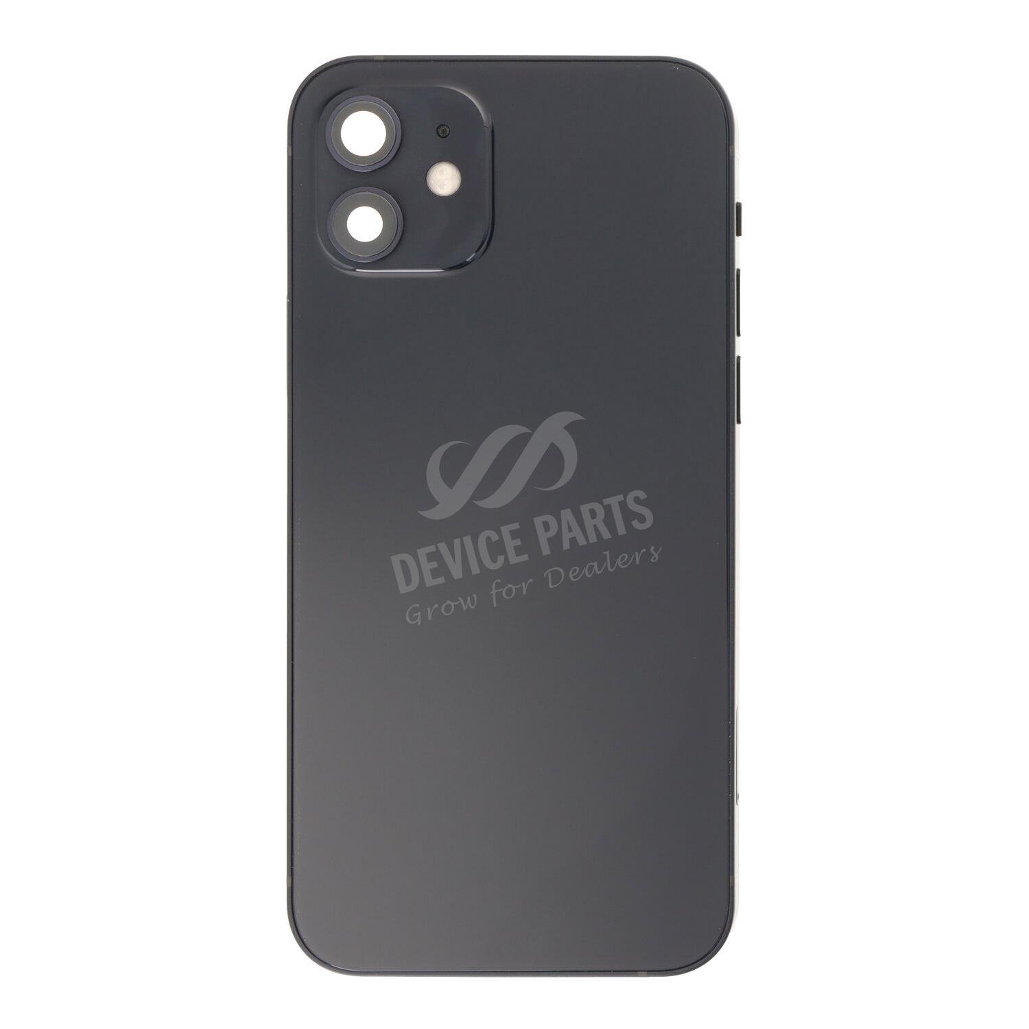 as074572_2209263210_1.jpg Battery Door Assembly for iPhone 12 USA Version Black OEM - Image 1