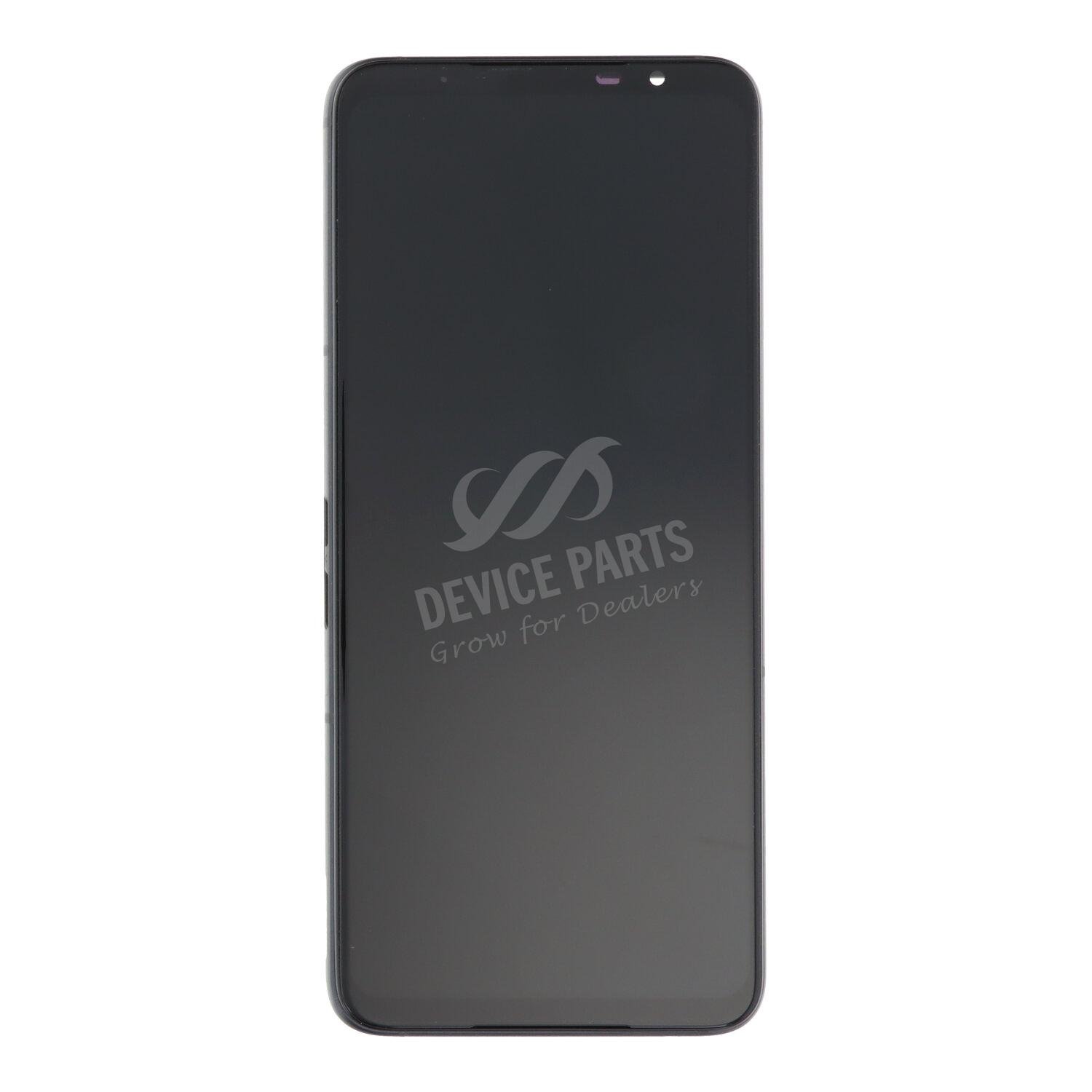 as077993_2406299427_1.jpg Screen Replacement With Frame for Asus ROG Phone 5/ROG Phone 5 Ultimate Black Ori(Third Party Glued) - Image 1