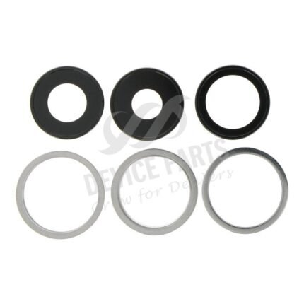 Back Camera Lens and Bezel for iPhone 13 Pro 6.1"/13 Pro Max 6.7" White Ori 3pcs in one set
