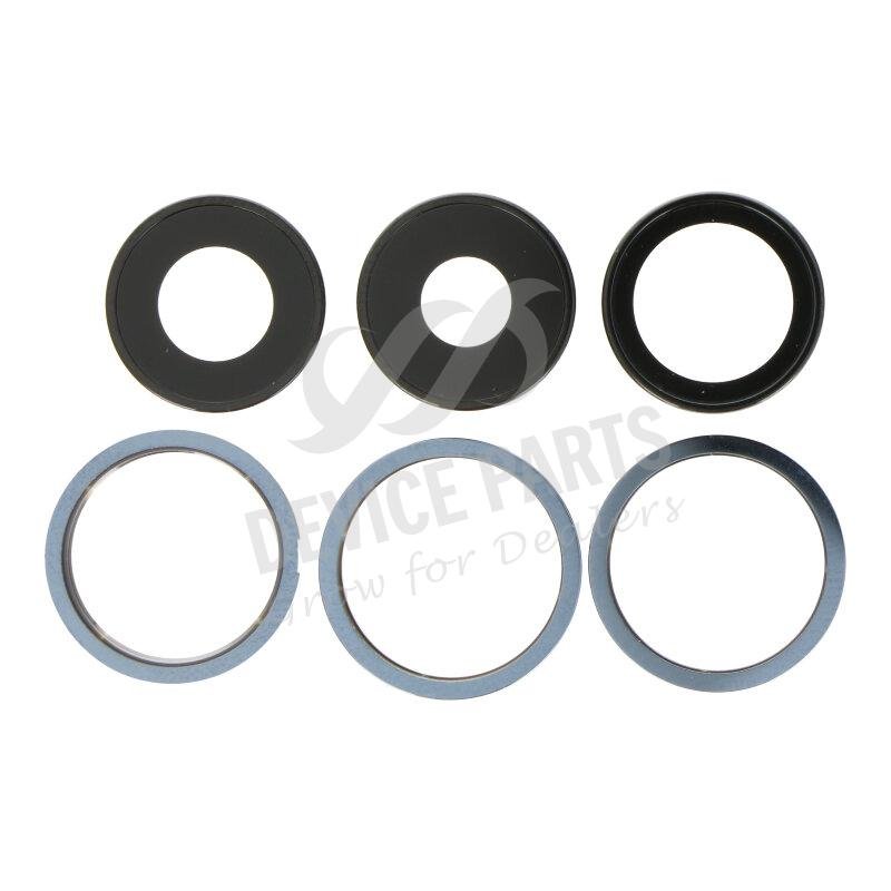 as083003_2109291365_1.jpg Back Camera Lens and Bezel for iPhone 13 Pro 6.1"/13 Pro Max 6.7" Blue Ori 3pcs in one set - Image 1