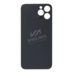 Battery Door with Adhesive for iPhone 12 Pro Max Large Hole Black without Logo OEM - Image 2