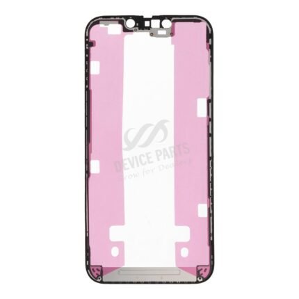Touch Screen Frame with Adhesive for iPhone 13 Pro 6.1" Black HQ