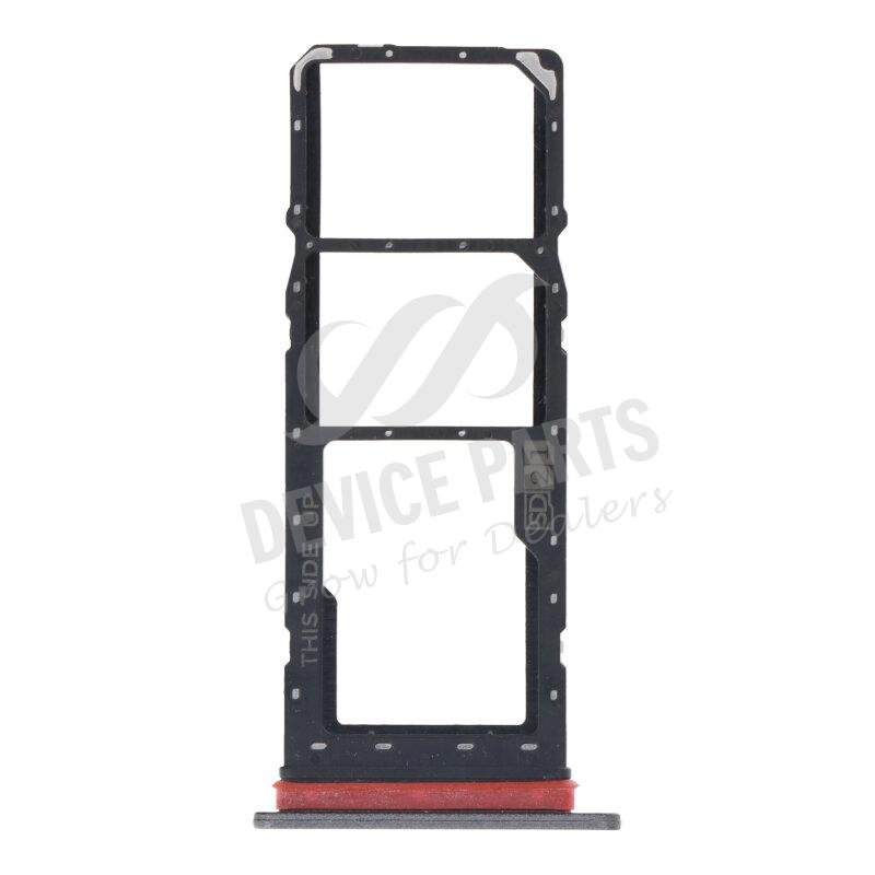 as088555_2201078673_1.jpg SIM Card Tray for Motorola Moto E20 Dual Card Version Gray Ori - Image 1