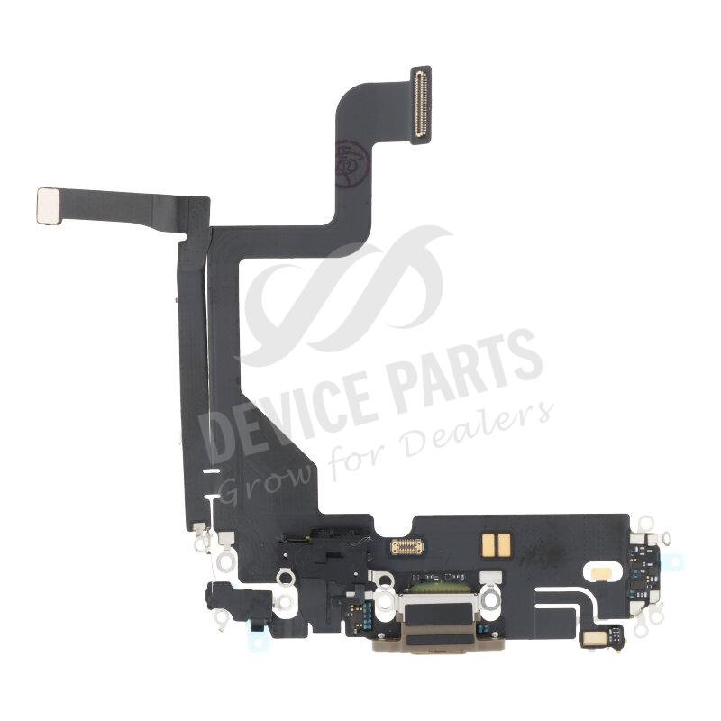 as089784_2202127694_1.jpg Charging Port Flex Cable for iPhone 13 Pro 6.1" Gold Ori - Image 1