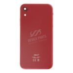 Middle Frame + Battery Door + Back Camera Lens and Bezel + Side Buttons + SIM Card Tray with Speaker Anti-Dust Mesh+Mic Anti-Dust Mesh+Eject Pin for iPhone XR European Version Red HQ