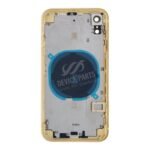 Middle Frame + Battery Door + Back Camera Lens and Bezel + Side Buttons + SIM Card Tray with Speaker Anti-Dust Mesh+Mic Anti-Dust Mesh+Eject Pin for iPhone XR European Version Yellow HQ - Image 2