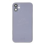 Middle Frame + Battery Door + Back Camera Lens and Bezel + Side Buttons + SIM Card Tray with Speaker Anti-Dust Mesh+Mic Anti-Dust Mesh+Eject Pin for iPhone 11 European Version Purple HQ