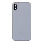 Middle Frame + Battery Door + Back Camera Lens and Bezel + Side Buttons + SIM Card Tray with Speaker Anti-Dust Mesh+Mic Anti-Dust Mesh+Eject Pin for iPhone X European Version White HQ