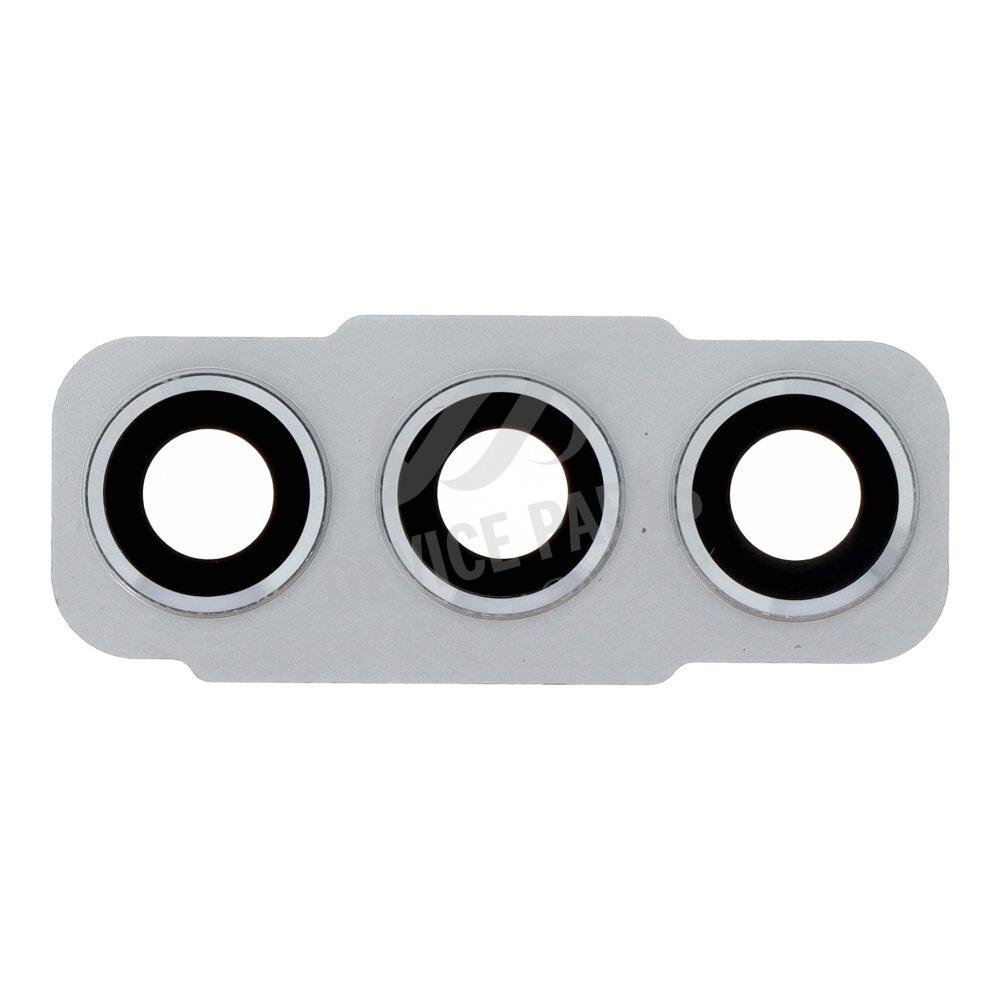 as092378_2203217385_1.jpg Back Camera Lens and Bezel for Samsung Galaxy S21 FE 5G G990 White Ori - Image 1