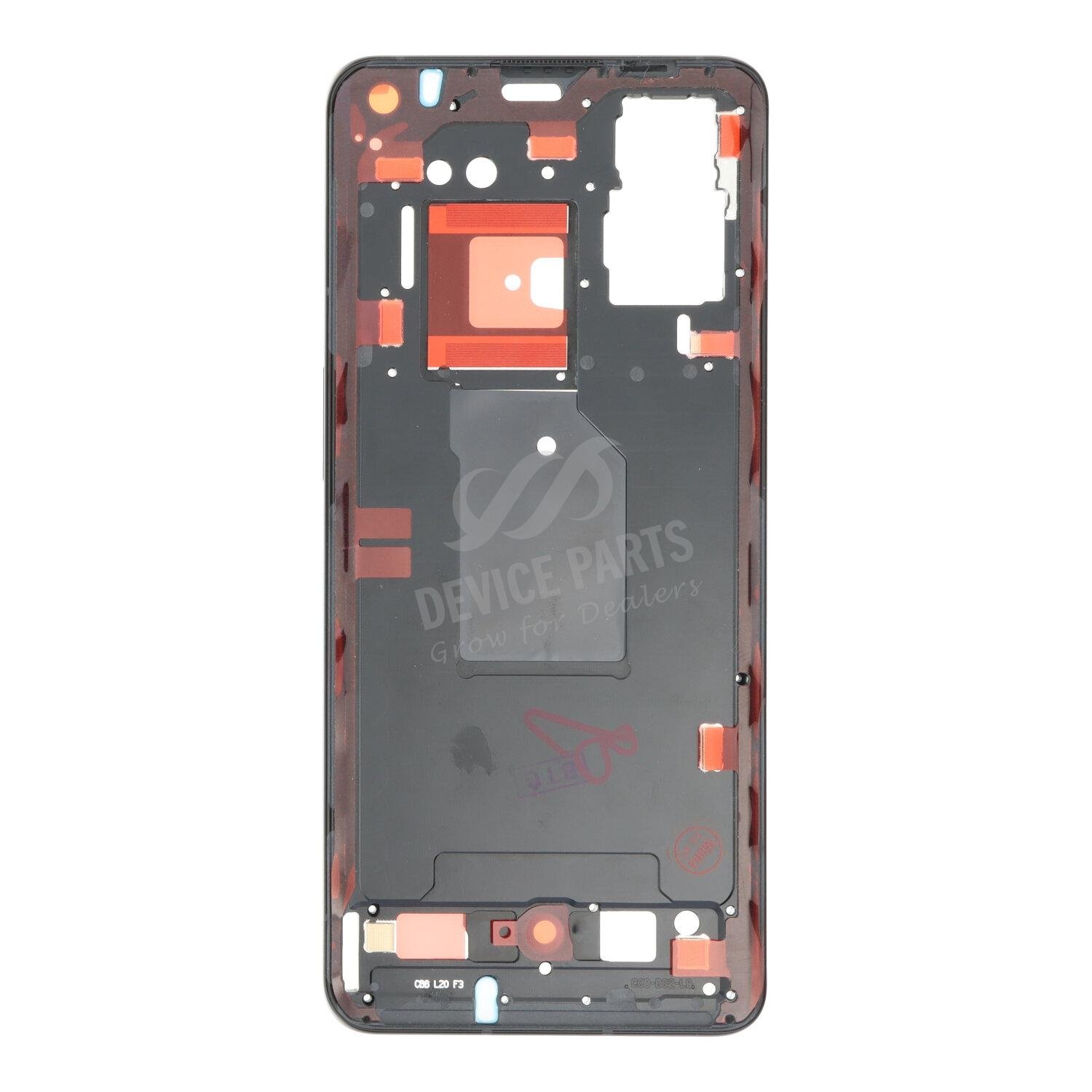 as094100_2205128908_1.jpg Front Housing for OnePlus 9 Pro Black Ori - Image 1
