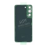 Battery Door + Battery Door Adhesive + Back Camera Lens and Bezel for Samsung Galaxy S22 5G Blue OEM - Image 2