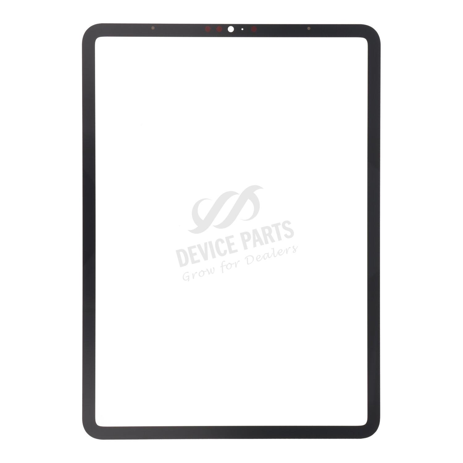as096500_2206145360_1.jpg Glass Lens + OCA for iPad Pro 11 2021(3rd)/Pro 11 2022(4th) Black HQ - Image 1