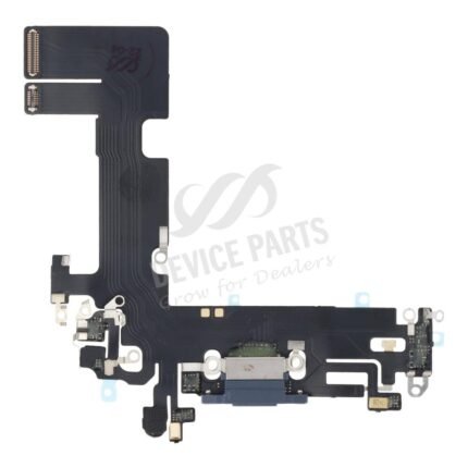 Charging Port Flex Cable for iPhone 13 6.1" Blue without Logo HQ