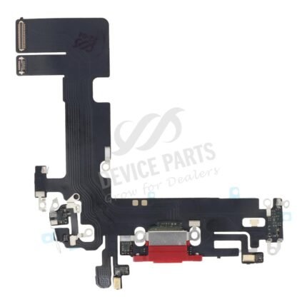 Charging Port Flex Cable for iPhone 13 6.1" Red without Logo HQ