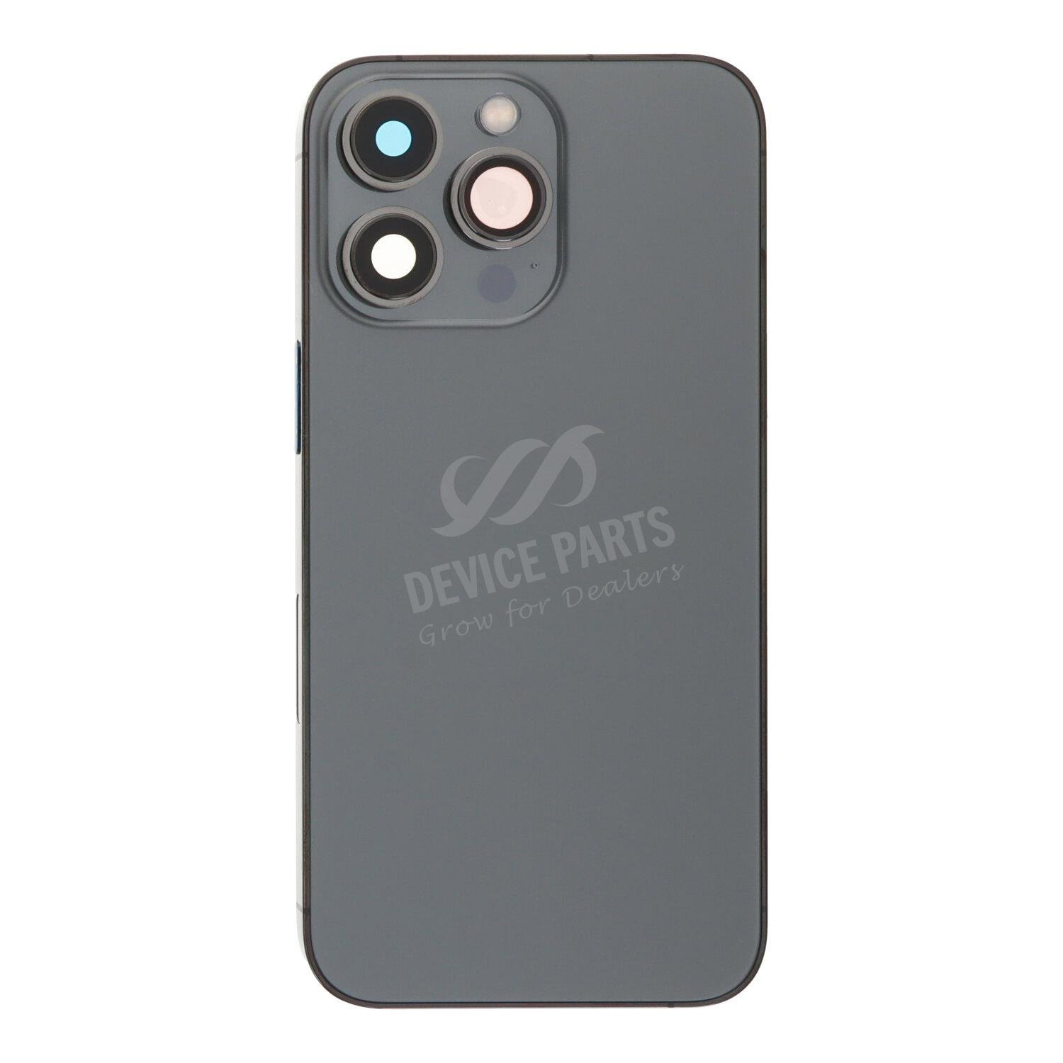 as098470_2305098964_1.jpg Battery Door Assembly for iPhone 13 Pro 6.1" USA Version Black OEM - Image 1