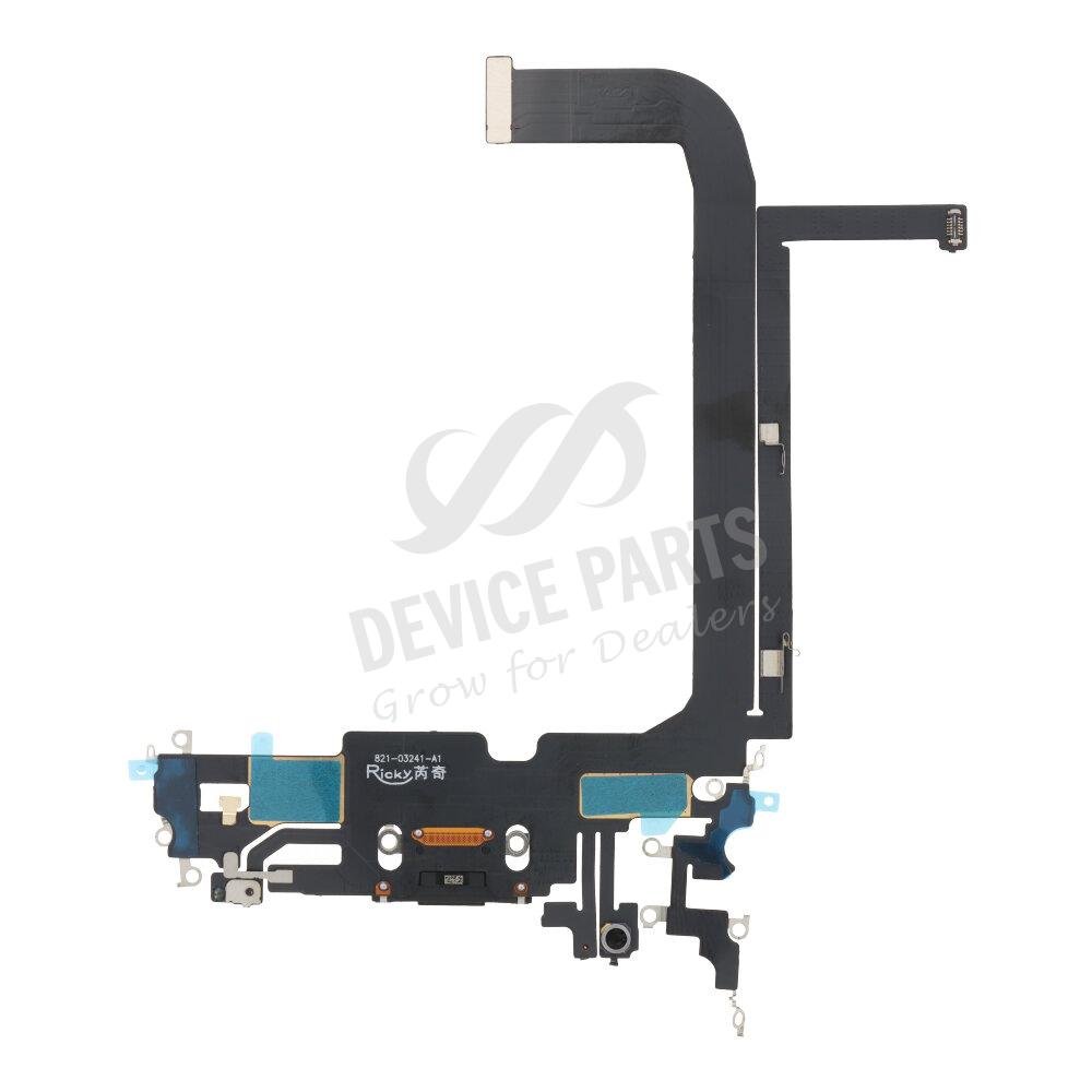as099732_2206161887_1.jpg Charging Port Flex Cable for iPhone 13 Pro Max 6.7" Black without Logo OEM - Image 1