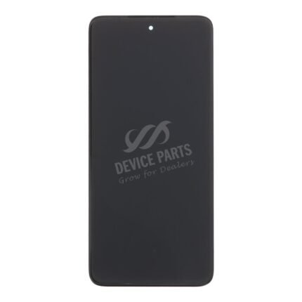 Screen Replacement With Frame for Motorola Moto G52 Black Ori(Third Party Glued)