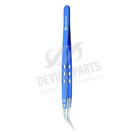 Mijing Curved Head Stainless Steel Anti-static Insulation Precision Ceramics Tweezers
