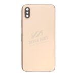 Middle Frame + Battery Door + Back Camera Lens and Bezel + Side Buttons + SIM Card Tray with Speaker Anti-Dust Mesh+Mic Anti-Dust Mesh+Eject Pin for iPhone XS Gold without Logo OEM