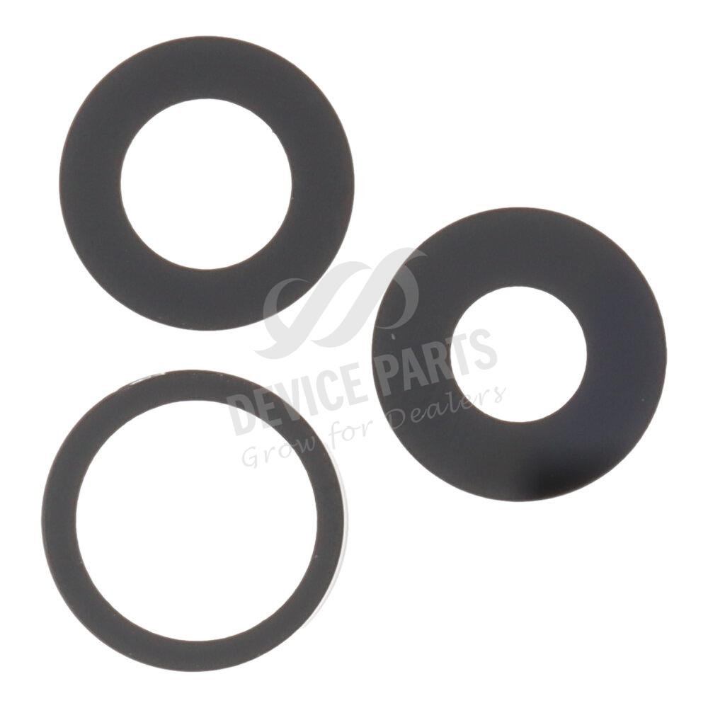 as111905_2209171613_1.jpg Back Camera Lens for iPhone 13 Pro 6.1"/13 Pro Max 6.7" Black HQ 3pcs in one set - Image 1
