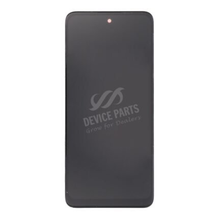 Screen Replacement With Frame for Motorola Moto G22 Black OEM