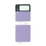 Battery Door + Battery Door Adhesive + Back Camera Lens and Bezel for Samsung Galaxy Z Flip3 5G F711 Purple HQ 2pcs in one set