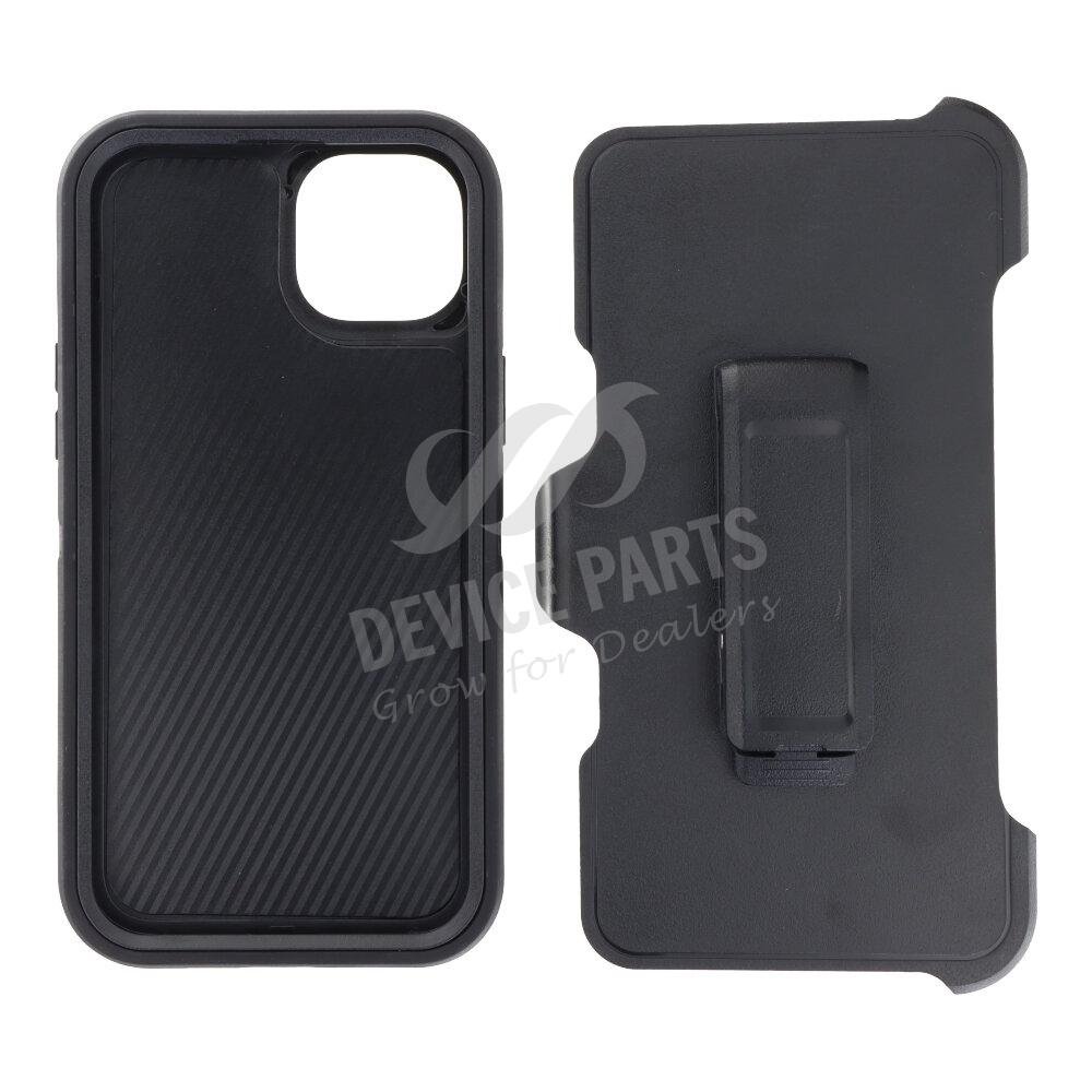 as112791a_2210173483_1.jpg Defender Series Hard PC+TPU Anti-Fall Case for iPhone 14 Plus Black - Image 1